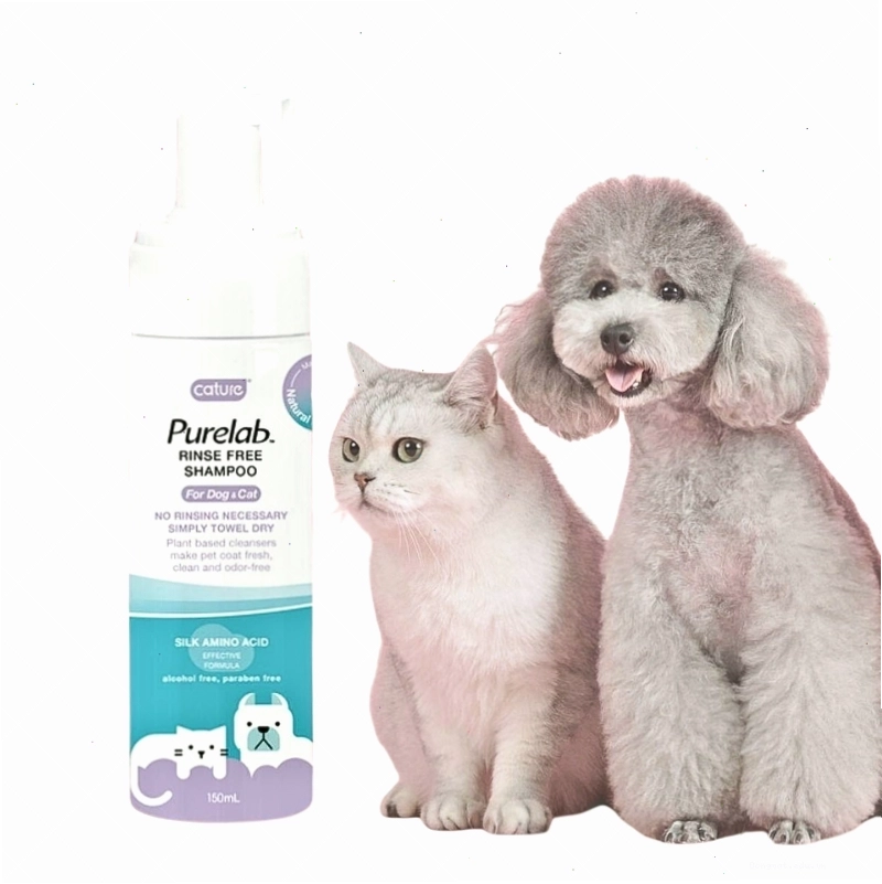 Sữa tắm khô cho chó mèo Cature Purelab Rinse Free 150ml