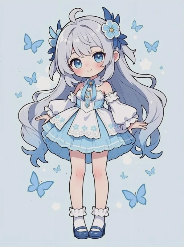 Thiếu nữ chibi dễ thương