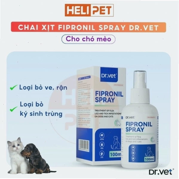 Thuốc xịt trị ve rận cho chó
