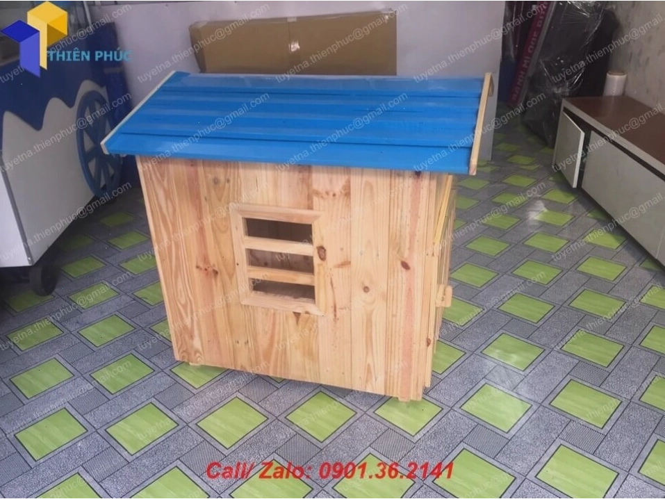 Tự làm chuồng chó bằng gỗ pallet theo phong cách mộc mạc