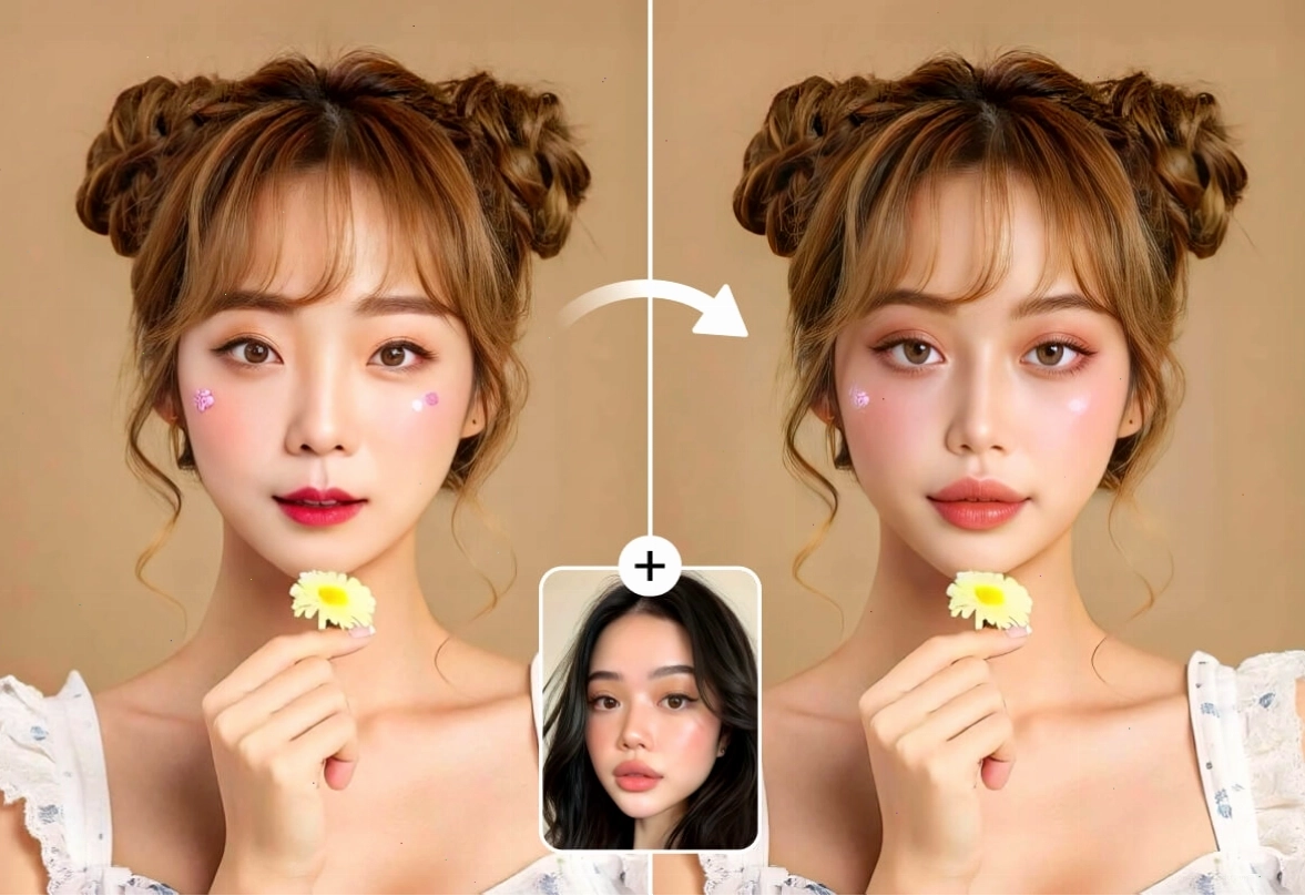 Ứng dụng AI trong tạo ảnh chibi ghép mặt