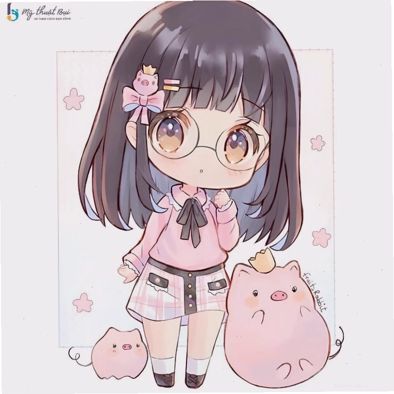 Vẽ đôi mắt to tròn và biểu cảm cho nhân vật chibi