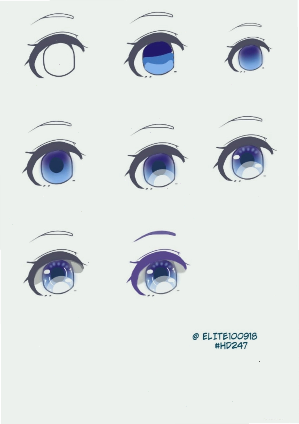 Vẽ mắt anime chibi là công việc đầy thú vị