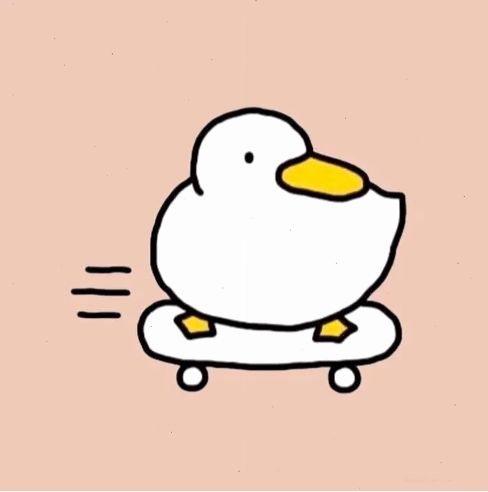 Vịt chibi dễ thương làm hình nền điện thoại