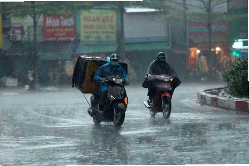 Bản đồ lượng mưa dự báo trên toàn lãnh thổ Việt Nam