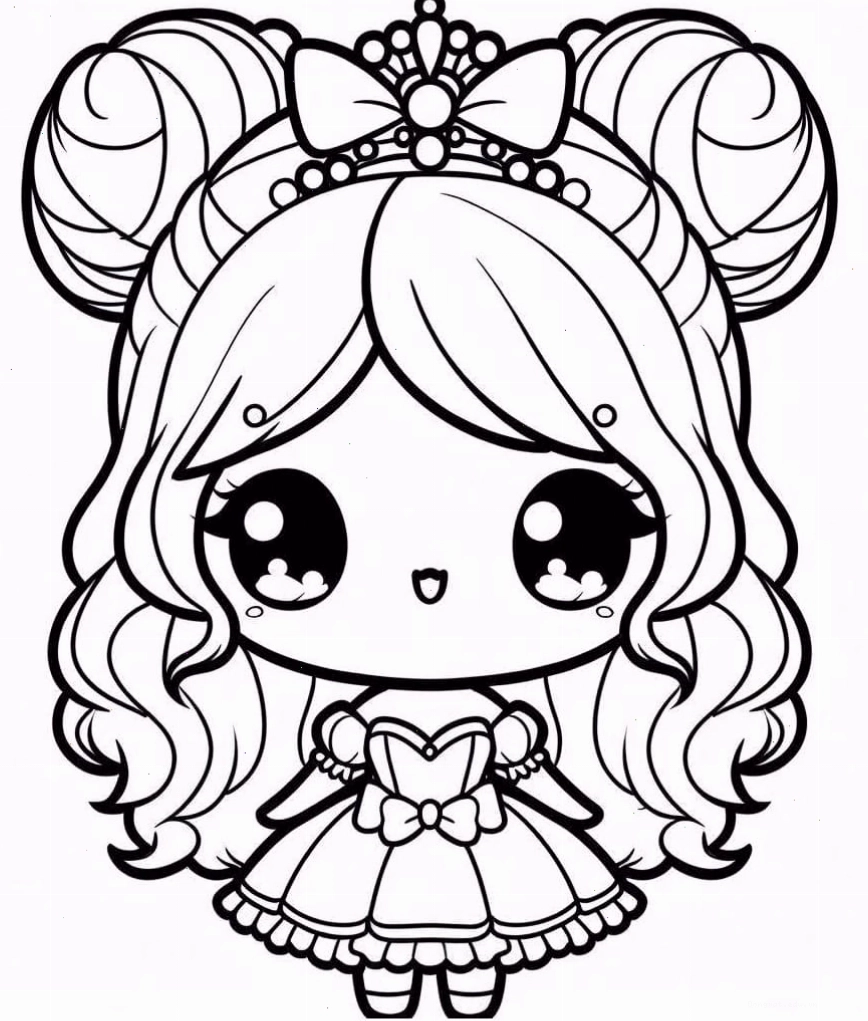 Công Chúa Chibi Cute Đáng Yêu