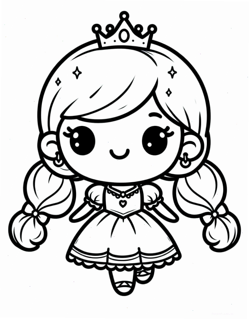Công Chúa Chibi Dễ Thương
