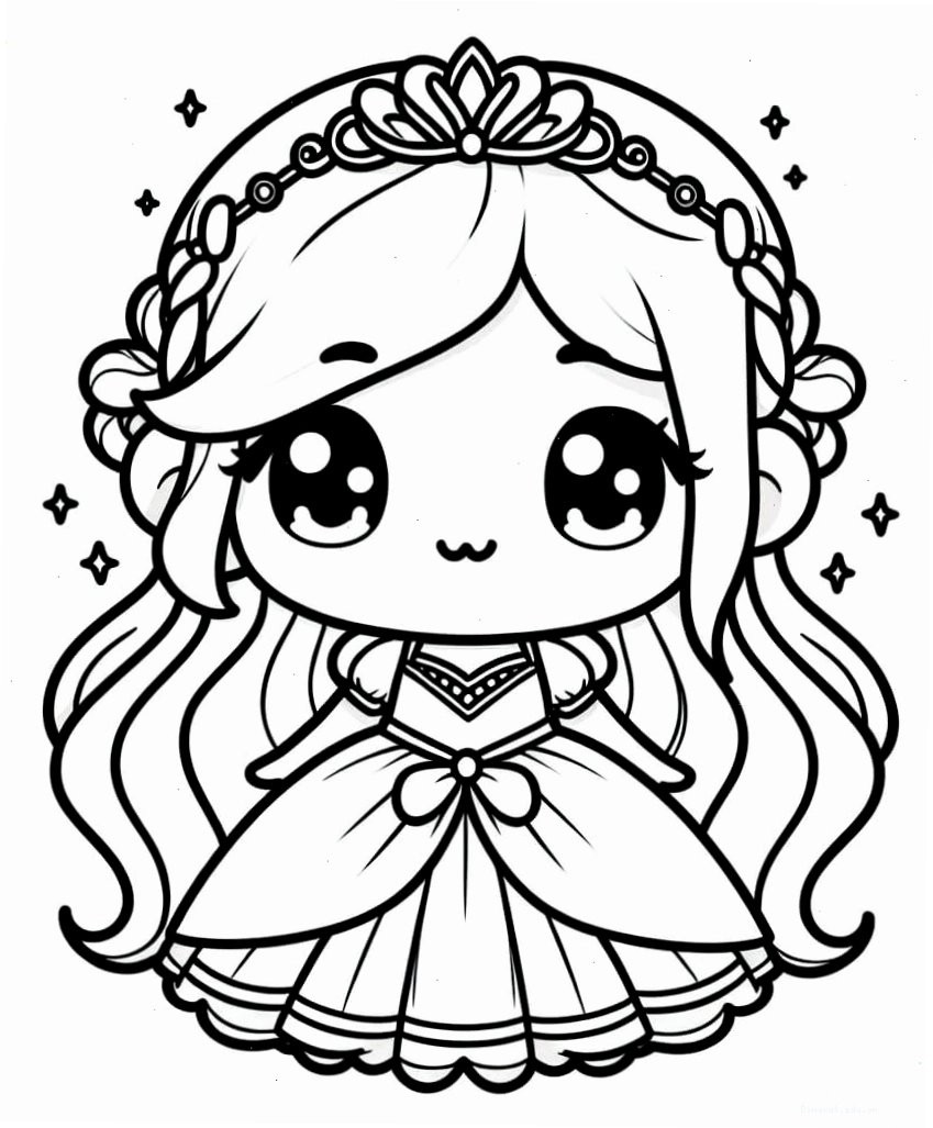 Công Chúa Chibi Mỉm Cười