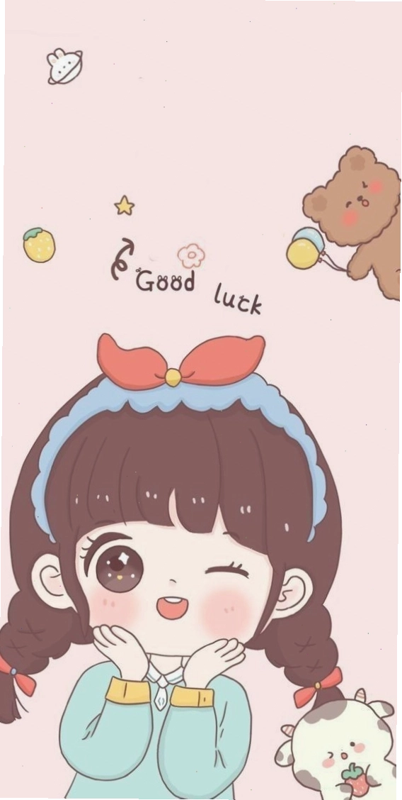 hình nền cute chibi nữ phong cách thời trang