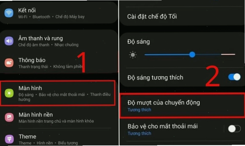 Tăng tốc độ làm mới màn hình trên điện thoại để chơi game mượt mà hơn