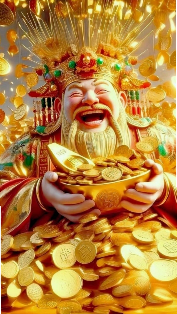 Hình ảnh tài lộc và may mắn cho không gian số