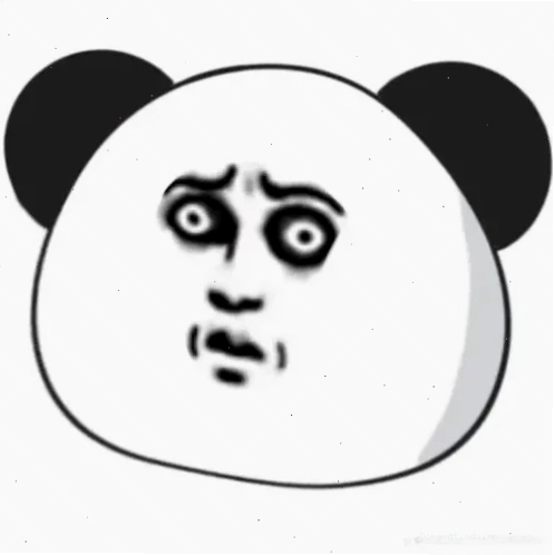 Biểu cảm ngộ nghĩnh của gấu trúc trung quốc trong một meme.