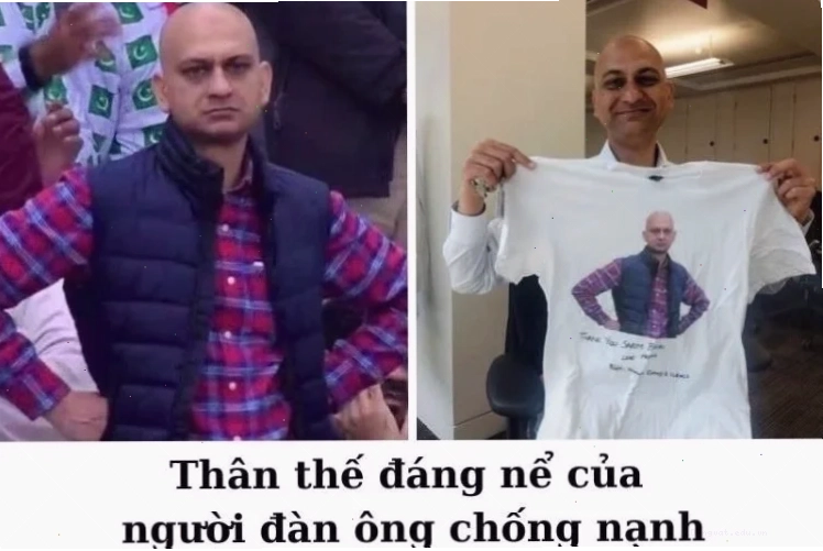 Hình ảnh meme đứng chống nạnh thể hiện sự bất mãn