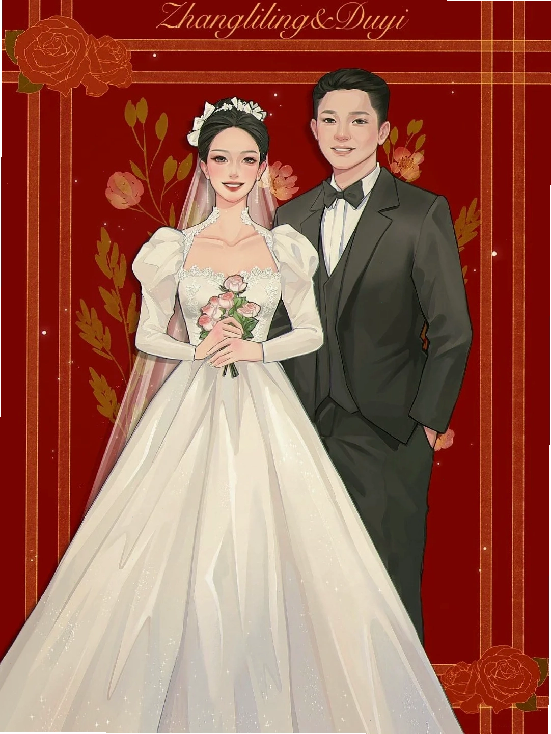 Khám phá bộ sưu tập cô dâu chú rể chibi siêu đáng yêu ngay hôm nay