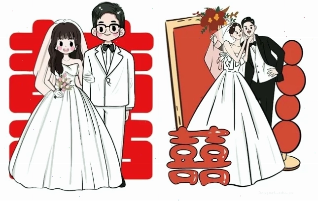 Ngắm cô dâu chú rể đồ chơi với phong cách chibi siêu dễ thương