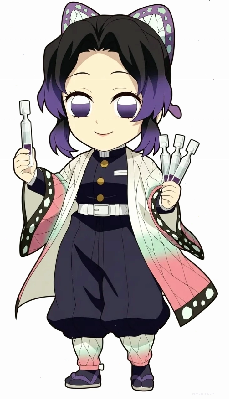 Shinobu Chibi đáng yêu với nụ cười rạng rỡ