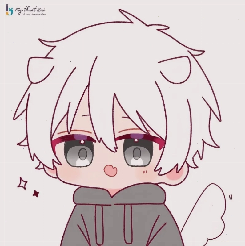 tranh vẽ nhân vật anime dễ thương nhất