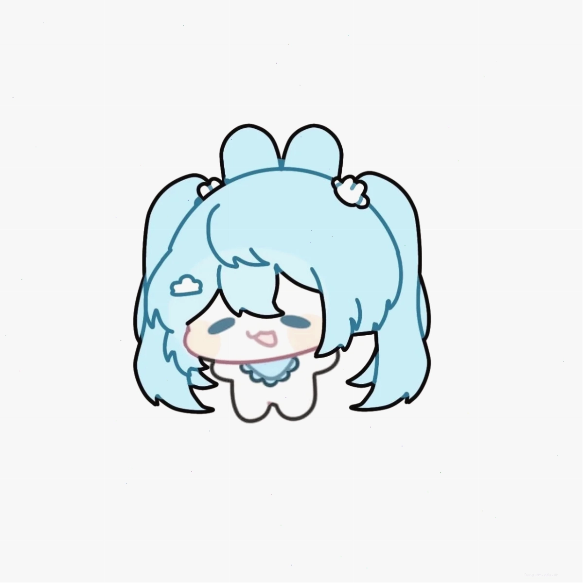 Vẽ mắt to tròn cho nhân vật chibi