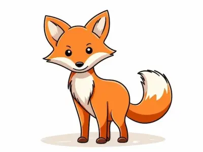 Ảnh cáo chibi phong cách hoạt hình siêu dễ thương
