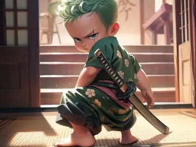 Hình ảnh chibi Zoro cute nhất dành cho fan hâm mộ One Piece