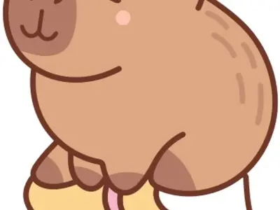 Chìm đắm trong ảnh cute chibi Capybara ngọt ngào và đáng yêu
