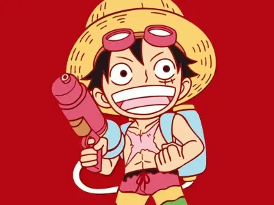 Tổng hợp ảnh Luffy chibi độc lạ khiến fan phát cuồng