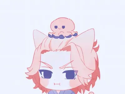 Ảnh Mikey chibi độc đáo tạo điểm nhấn cho hình nền của bạn