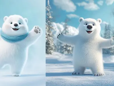 Tuyển chọn ảnh avatar gấu trắng ngộ nghĩnh đáng yêu