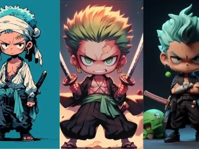 Bộ sưu tập ảnh chibi Zoro cute siêu ngầu dành cho fan