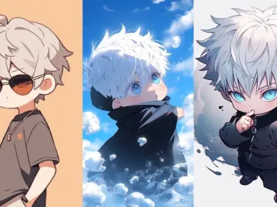 Bộ sưu tập ảnh Gojo chibi đẹp siêu cute không thể rời mắt