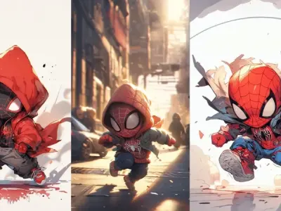 Tổng hợp ảnh Spider Man chibi cute cực chất cho fan