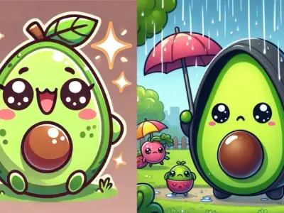 Tổng hợp 99+ ảnh trái bơ chibi dễ thương nhất hiện nay