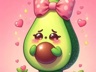 Khám phá quả bơ chibi – Trào lưu dễ thương được yêu thích