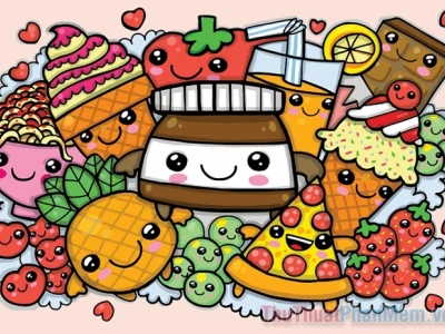 Hình ảnh đồ ăn chibi cute dễ thương và đáng yêu nhất 2026
