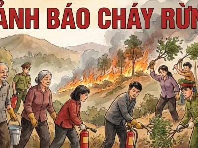 Hướng dẫn cách phòng chống cháy rừng mùa khô hiệu quả nhất năm 2026
