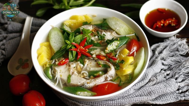 Cá lóc nấu canh chua