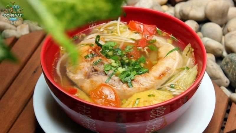 Cá diêu hồng nấu canh chua