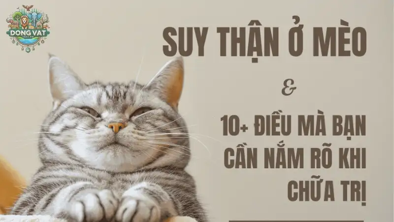 Nguyên nhân gây bệnh suy thận ở mèo